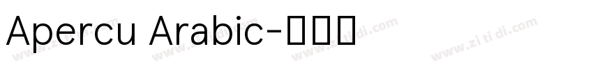 Apercu Arabic字体转换